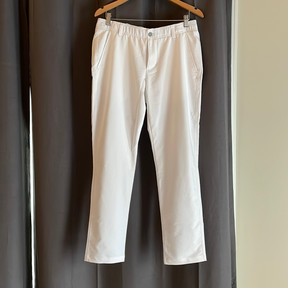 Under Armour White Golf Pants 34x30